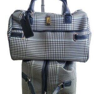 London Fog Rolling Duffel Luggage + Matching Tote